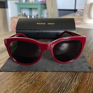 BURBERRY Burgundy Sunglasses